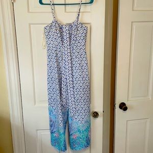 Size 0, Lilly Pulitzer 2019 coral jumpsuit
